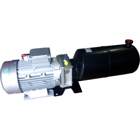 Agregat zasilacz 380 VAC 2,2 kW, pompa 3,3 cm3, zbiornik 8 L, bez elektrozaworów Agregat zasilacz 380 VAC 2,2 kW, pompa 3,3 cm3, zbiornik 8 L, bez elektrozaworów